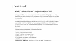 Desktop Screenshot of nevan.net